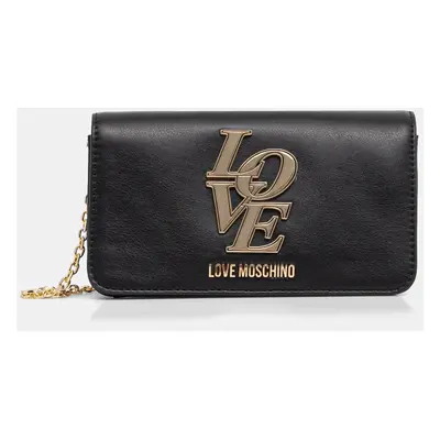 Psaníčko Love Moschino černá barva, JC5663PP1