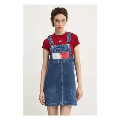 Džínové šaty Tommy Jeans modrá barva, mini, DW0DW18956