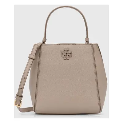 Kožená kabelka Tory Burch McGraw Small béžová barva, 158500.200