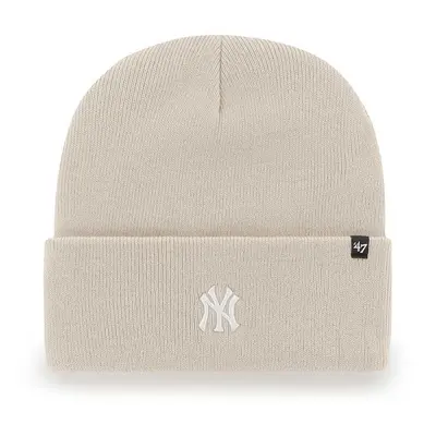 Čepice 47brand MLB New York Yankees béžová barva,, B-BRNCK17ACE-BN