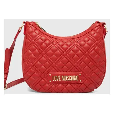 Kabelka Love Moschino červená barva, JC4015PP1CLA0500