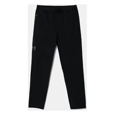 Dětské tepláky Under Armour Unstoppable Tapered Pant černá barva, hladké, 1373752