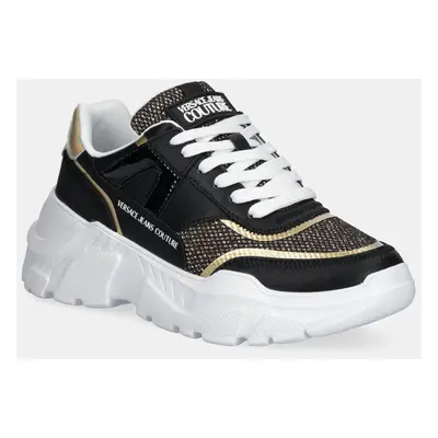 Sneakers boty Versace Jeans Couture černá barva, 78VA3SC4 ZPB07 G89