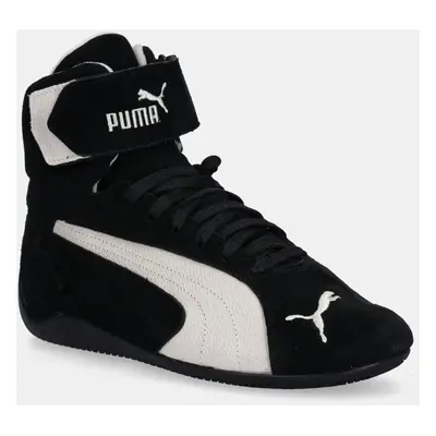 Semišové sneakers boty Puma Speedcat Mid černá barva, 400384