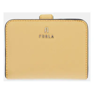 Kožená peněženka Furla žlutá barva, WP00315 ARE000 3592S