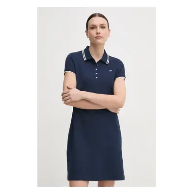 Šaty Tommy Hilfiger tmavomodrá barva, mini, WW0WW45532