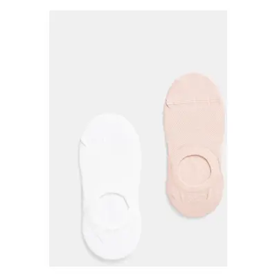 Ponožky Calvin Klein Jeans 2-pack dámské, oranžová barva, 701231401