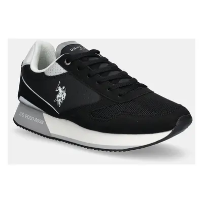 Sneakers boty U.S. Polo Assn. NOBIL003M/5HY9 černá barva, NOBIL