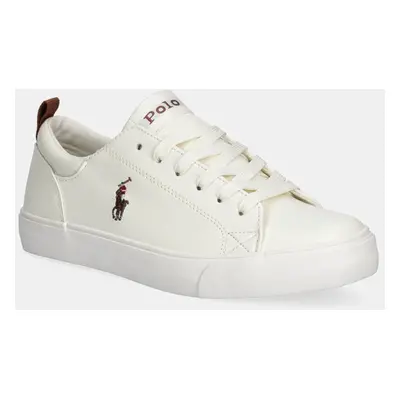 Dětské sneakers boty Polo Ralph Lauren PRESTYN béžová barva, RL01240110