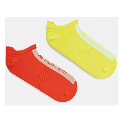 Ponožky adidas by Stella McCartney 2-pack dámské, zelená barva, JN4860