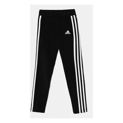 Dětské legíny adidas Performance H65800 černá barva, s aplikací