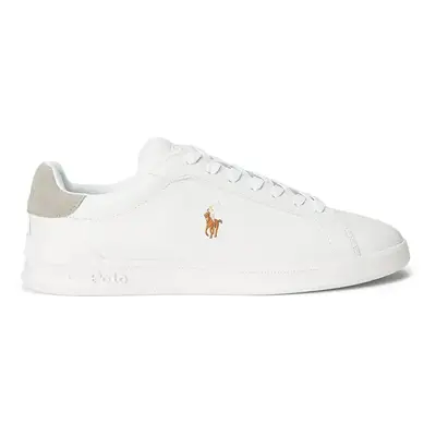 Kožené sneakers boty Polo Ralph Lauren Hrt Ct Ii bílá barva, 809940762002