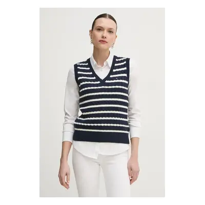 Svetr Tommy Hilfiger dámský, tmavomodrá barva, WW0WW45220