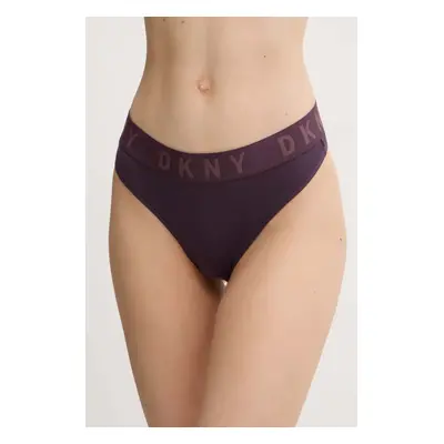 Tanga Dkny fialová barva, DK4529