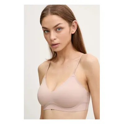 Podprsenka Calvin Klein Underwear oranžová barva, LV00QF7142