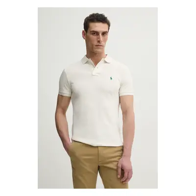 Bavlněné polo tričko Polo Ralph Lauren modrá barva, 710680784