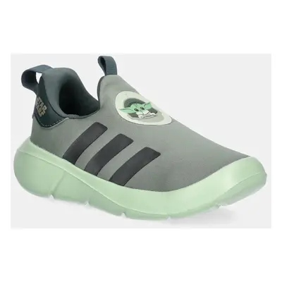 Dětské sneakers boty adidas MONOFIT MANDALORIAN zelená barva, JI0502