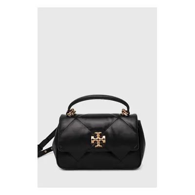 Kožená kabelka Tory Burch Kira Diamond Quilt černá barva, 154719.001