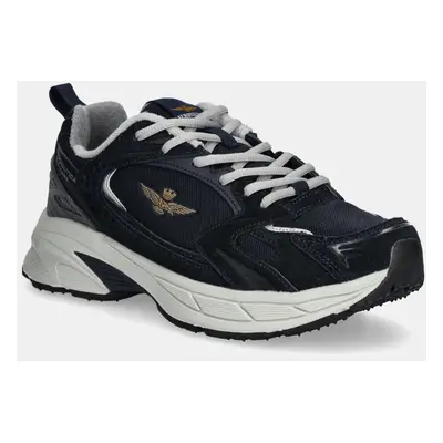 Sneakers boty Aeronautica Militare SC301CT3500 tmavomodrá barva, SC301CT3500