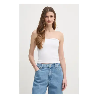 Top Calvin Klein Jeans dámský, bílá barva, J20J225310