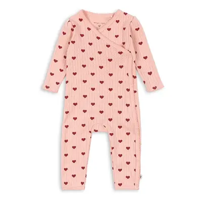 Kojenecké oblečení Konges Sløjd MINNIE NEWBORN ONESIE GOTS KS102588