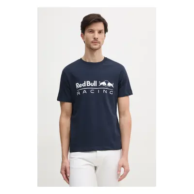 Bavlněné tričko Red Bull Racing x Pepe Jeans LOGO TEE tmavomodrá barva, s potiskem, RM500016