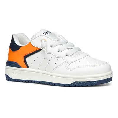 Dětské sneakers boty Geox WASHIBA oranžová barva