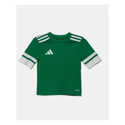 Dětské tričko adidas Performance zelená barva, s potiskem, JN7486