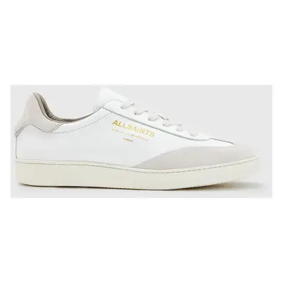 Kožené sneakers boty AllSaints Thelma Sneaker bílá barva, W111FB