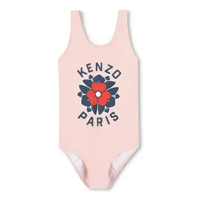 Jednodílné dětské plavky Kenzo Kids oranžová barva, K60981