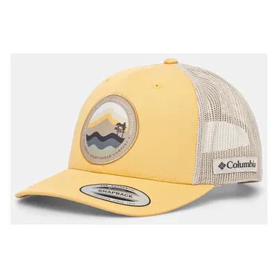 Kšiltovka Columbia Mesh Snap Back žlutá barva, s aplikací, 1652541