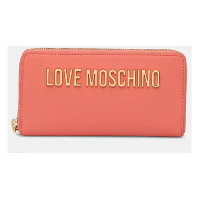 Peněženka Love Moschino oranžová barva, JC5611PP1