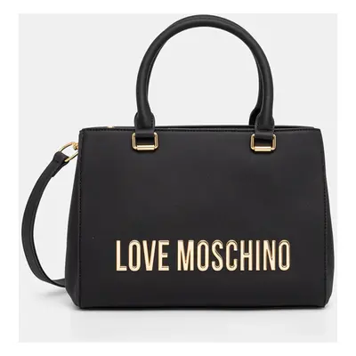 Kabelka Love Moschino černá barva, JC4022PP1