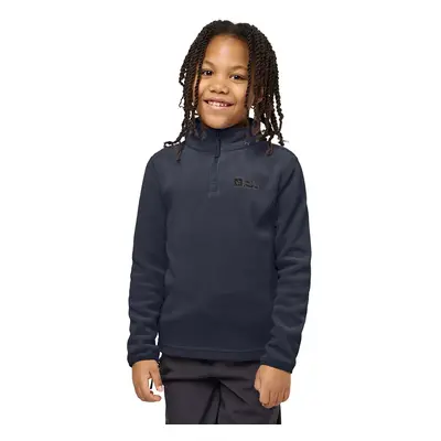 Dětská fleecová mikina Jack Wolfskin TAUNUS HALFZIP K tmavomodrá barva, 1605555