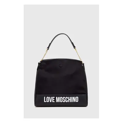 Kabelka Love Moschino černá barva