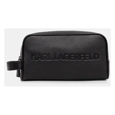 Kosmetická taška Karl Lagerfeld K/ESSENTIAL černá barva, 246M3212