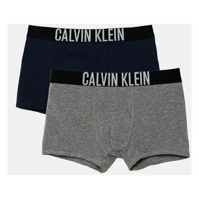 Dětské boxerky Calvin Klein Underwear 2-pack tmavomodrá barva, B70B700509