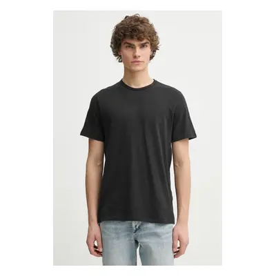 Bavlněné tričko Rag & Bone černá barva, M000T096G