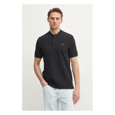 Polo tričko Calvin Klein černá barva, K10K114139