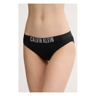 Plavkové kalhotky Calvin Klein černá barva, KW0KW02856