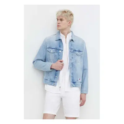 Džínová bunda Tommy Jeans pánská, přechodná, DM0DM18778