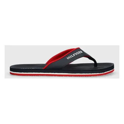 Žabky Tommy Hilfiger COMFORT BEACH SANDAL pánské, tmavomodrá barva, FM0FM05029