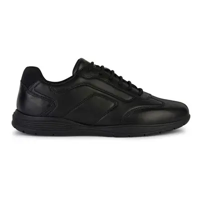 Kožené sneakers boty Geox U SPHERICA EC2 černá barva, U45BXD 000LM C9999