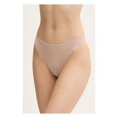 Tanga Calvin Klein Underwear oranžová barva, LV00QF7820