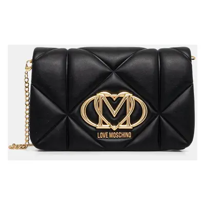 Kabelka Love Moschino černá barva, JC4043PP1