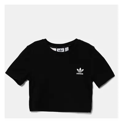 Dětské tričko adidas Originals černá barva, JC8439