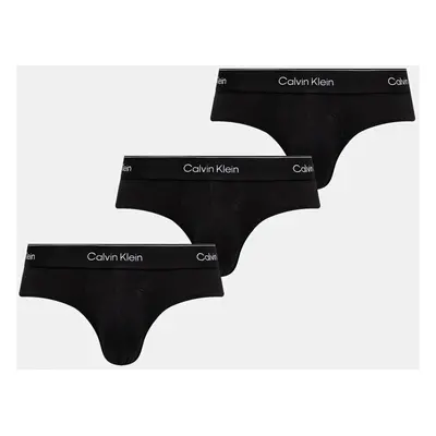 Spodní prádlo Calvin Klein Underwear 3-pack pánské, černá barva, LV00NB4388