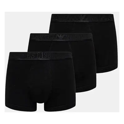 Boxerky Emporio Armani Underwear 3-pack černá barva, EM000259 AF10780