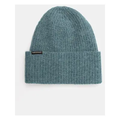 Vlněná čepice Peak Performance Woolblend Hat zelená barva, z tenké pleteniny, G80628