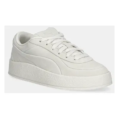 Semišové sneakers boty Puma CA Luxe Elevated šedá barva, 401356